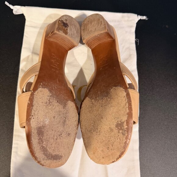 Dior Heeled Beige Sandals 8 - Picture 6 of 8